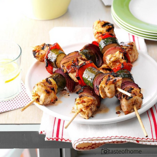 Meal Kit - Chicken and Veggie Kebabs with Smoky Parmesan Corn on the Cob