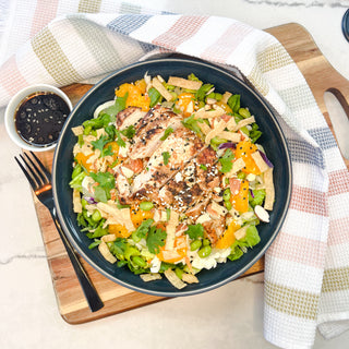 Asian Salad with Sesame Ginger Vinaigrette