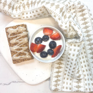 Chai Spiced Baked Oatmeal with Greek Yogurt and Fruit