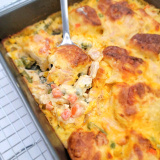 Family Style Meal - Chicken Pot Pie Casserole