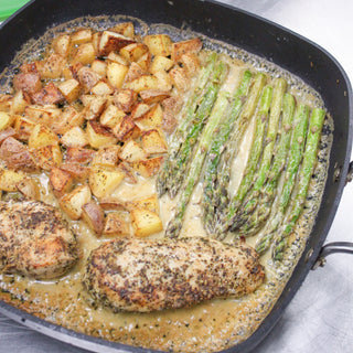 Meal Kit - Chicken and Potatoes with Dijon Cream Sauce with Asparagus