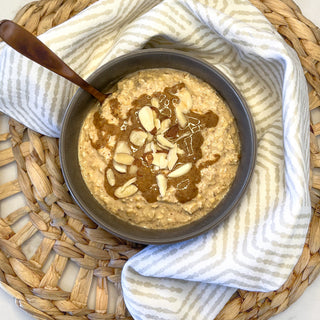 Vanilla Maple Almond Butter Overnight Oats