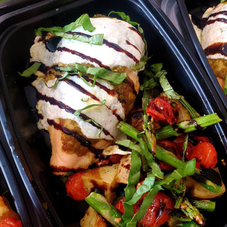 Caprese Pesto Chicken and Vegetables