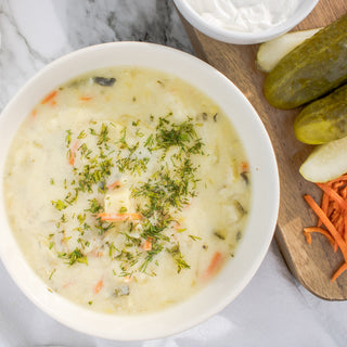 Dill Pickle Potato Soup