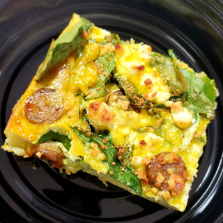 Sausage, Apple & Goat Cheese Frittata