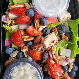 Strawberry and Chicken Salad with Poppyseed Dressing