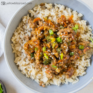 Teriyaki Turkey Rice Bowls