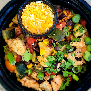 Tex Mex Chicken and Zucchini Skillet